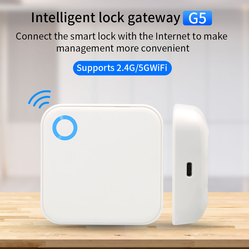 Smart Door Lock Wifi - 2.4 グラム + 5 グラム TTLOCK