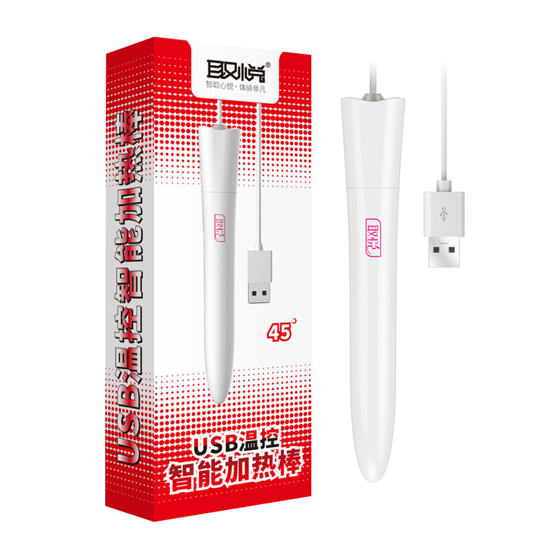 Wifi Thermostat - 45℃の温度調節機能付き男性用セックストイ、膣温めスマートサーモスタット加熱バースティック、USB加熱ロッド、マスターベーター用