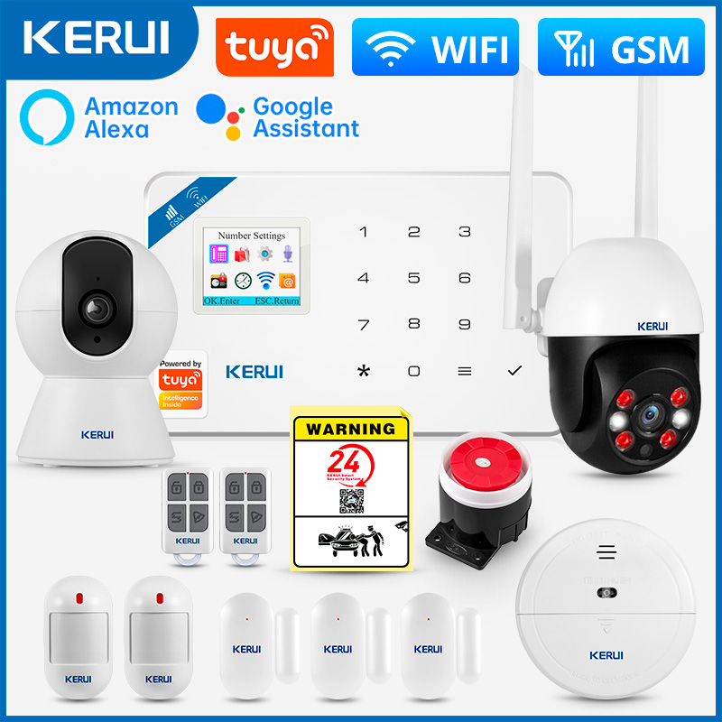 Smart Home Automation Kit - KERUI W181 警報システム Secutrity ホーム WIFI