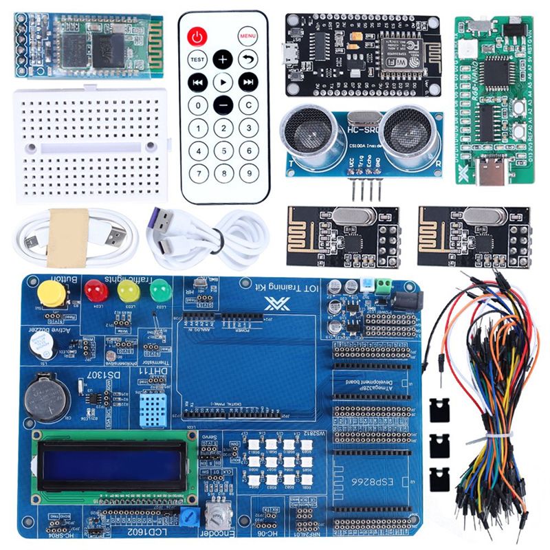 Iot Kit Beginner - 【A92Z!NEW】プロフェッショナルIOTスターターキット Arduinoプログラミングキット用 初心者向け自動化電子プロジェクトキット 組み立てセット