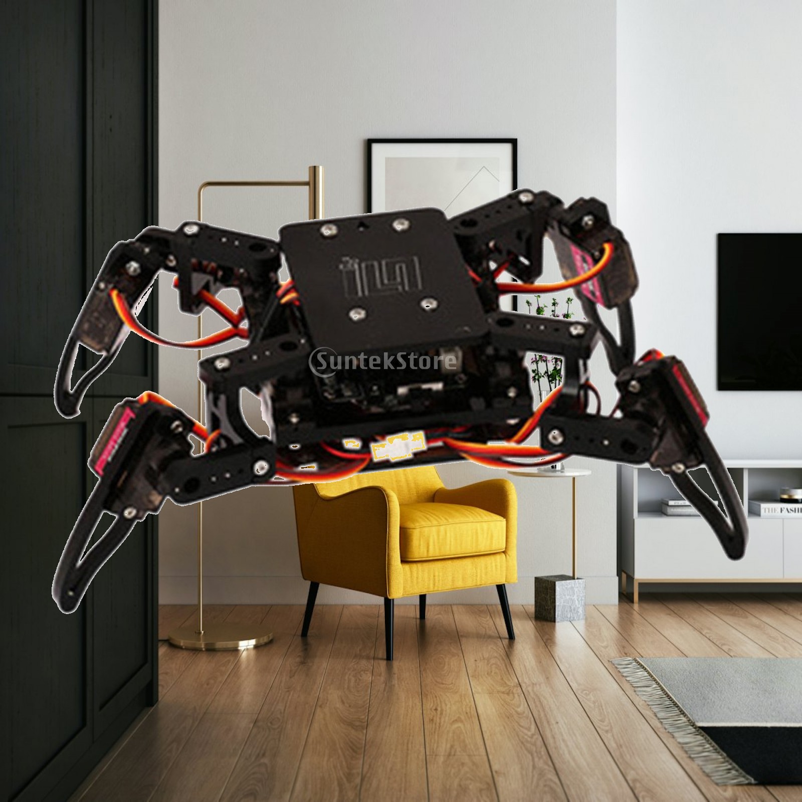 Stem Robotics Kit - 四足歩行ロボットキット。STEM教育に活用できる、プログラミング可能なロボットおもちゃ。誕生日プレゼントに最適。