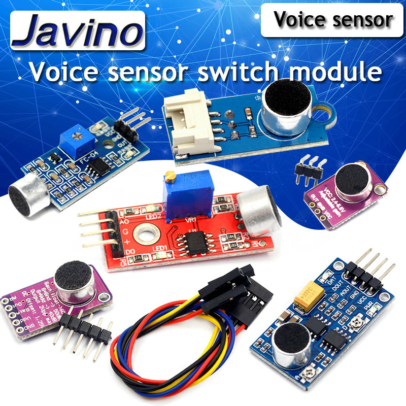 Sensor Kit Arduino - Arduino用サウンドセンサーモジュールボイスセンサースイッチサウンド検出ホイッスルスイッチマイクアンプキットdiy