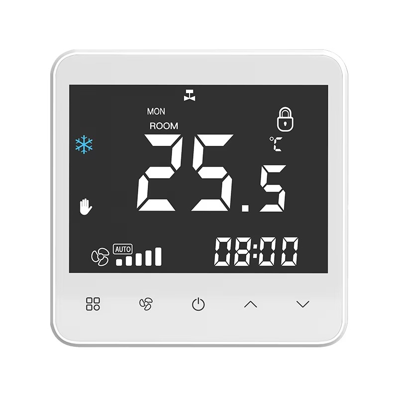 Wifi Thermostat - スマートFCUサーモスタット Wifi RS485 Modbus 24VDC 0-10V