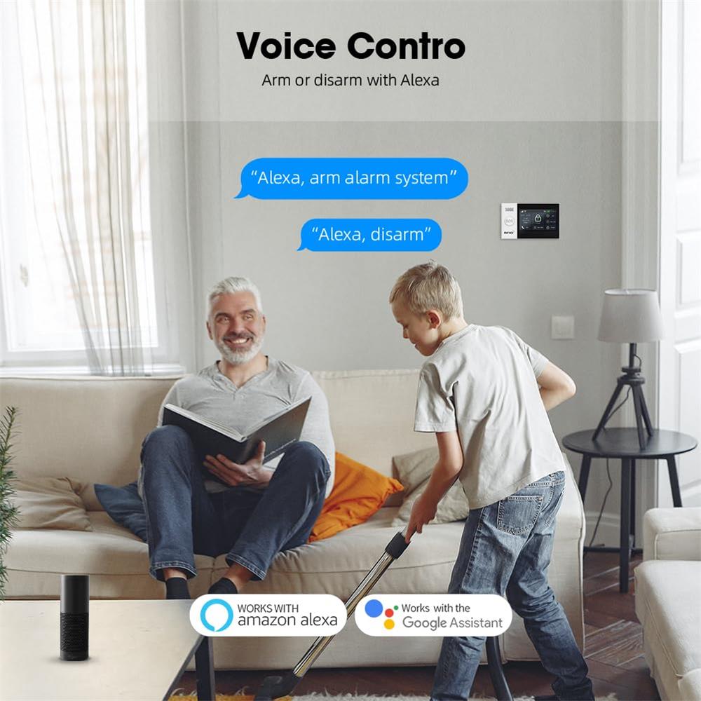 2.4G WIFIスマートGSMアラームシステム、TUYAス - Smart Home Automation Kit のレビューと価格
