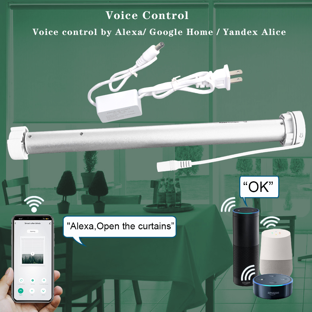 Tuya WiFiミニ電動ローラーブラインドモーター、スマー - Smart Home Automation Kit のレビューと価格