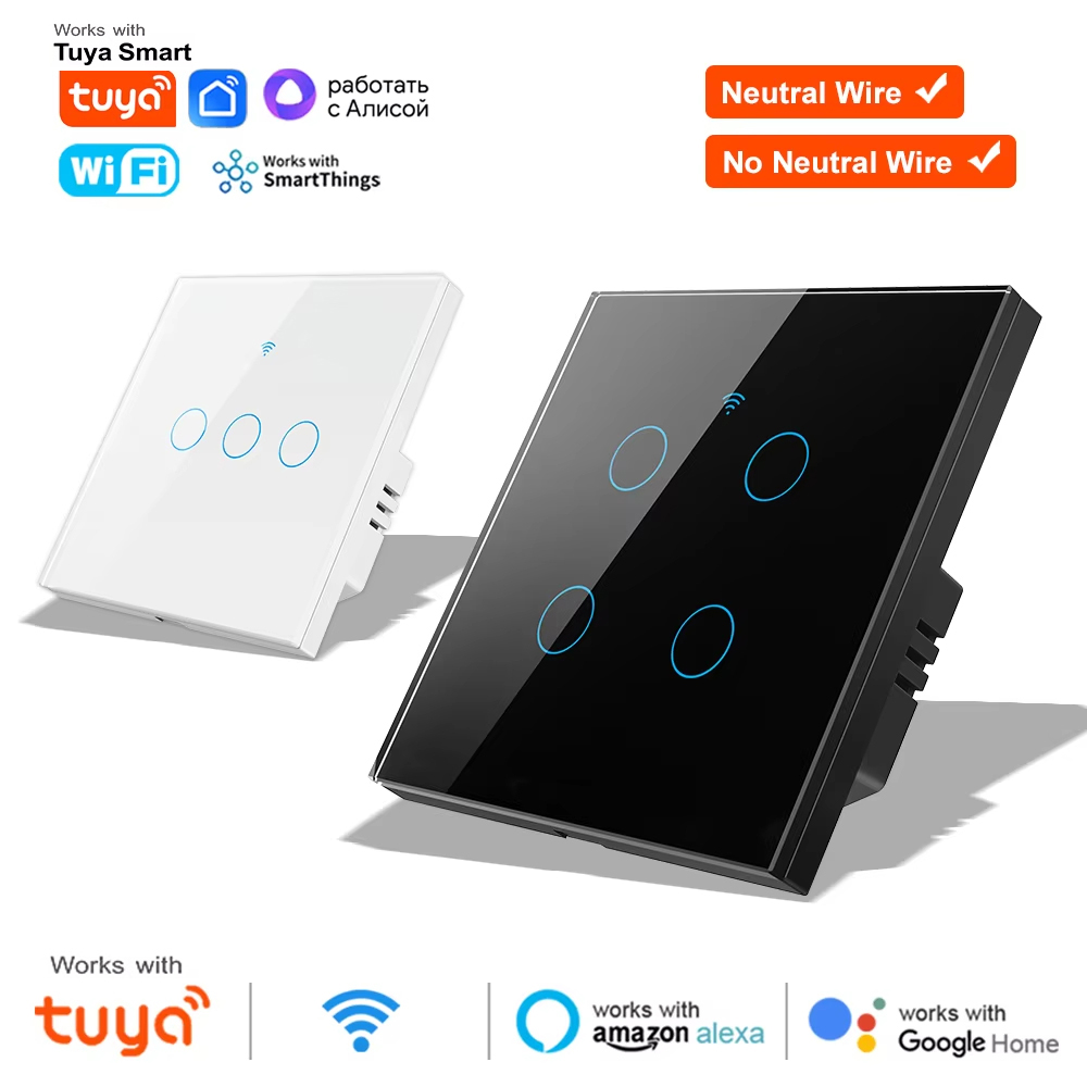 WiFi RF 433mhz タッチウォールライト スマート - Smart Light Switch Wifi のレビューと価格