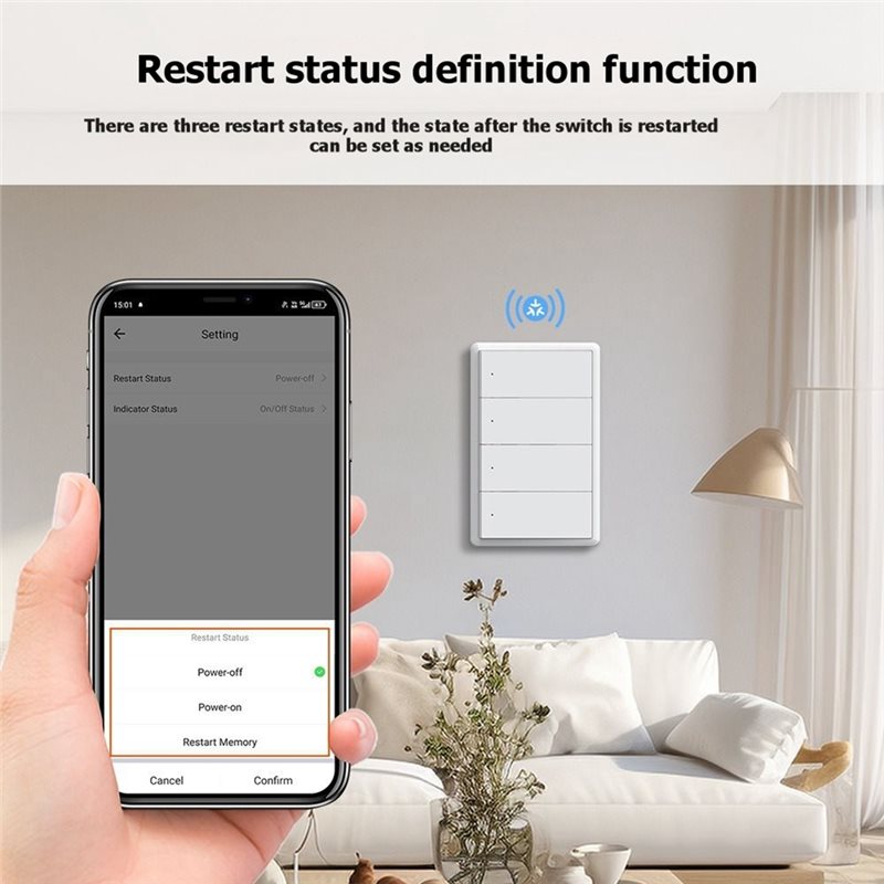 AAAN製、音声操作対応のTuya Wi-Fiスマートライト - Smart Light Switch Wifi のレビューと価格