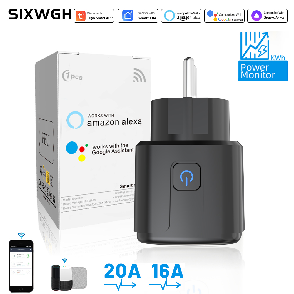 Tuya スマートソケット WiFi リモートコントロール  - Wifi Smart Plug のレビューと価格