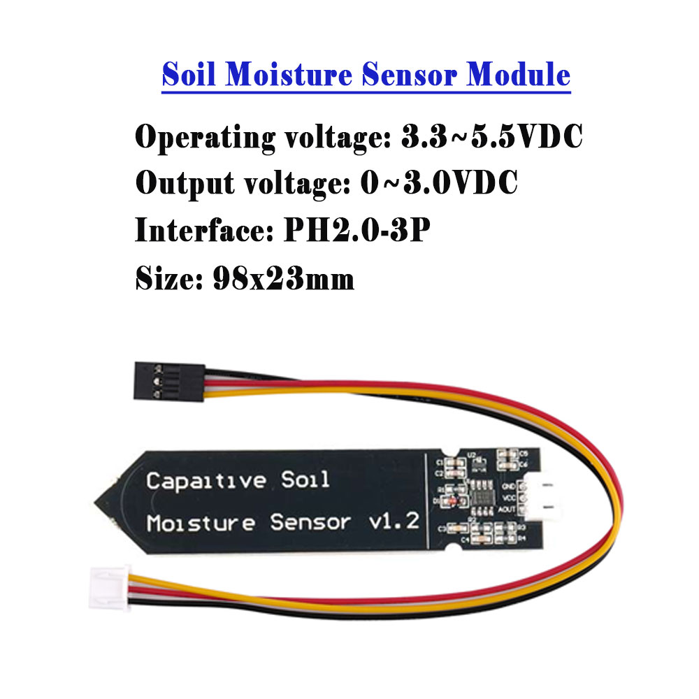 5/10 個の容量性土壌水分センサーモジュール 3.3V-5 - Sensor Kit Arduino のレビューと価格
