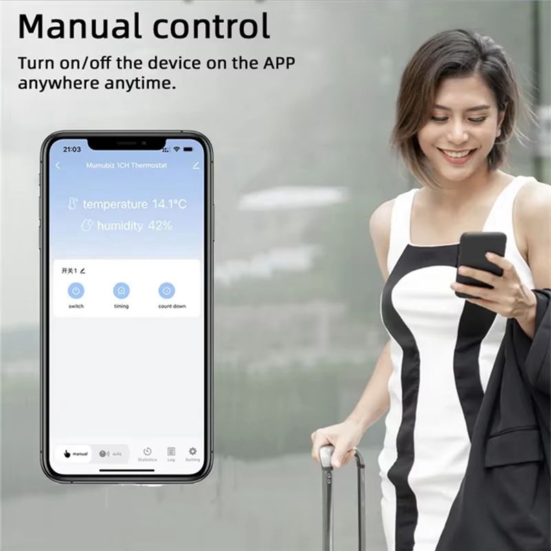 Y50A-Tuya スマートライフ Wi-Fi スイッチ リ - Wifi Thermostat のレビューと価格