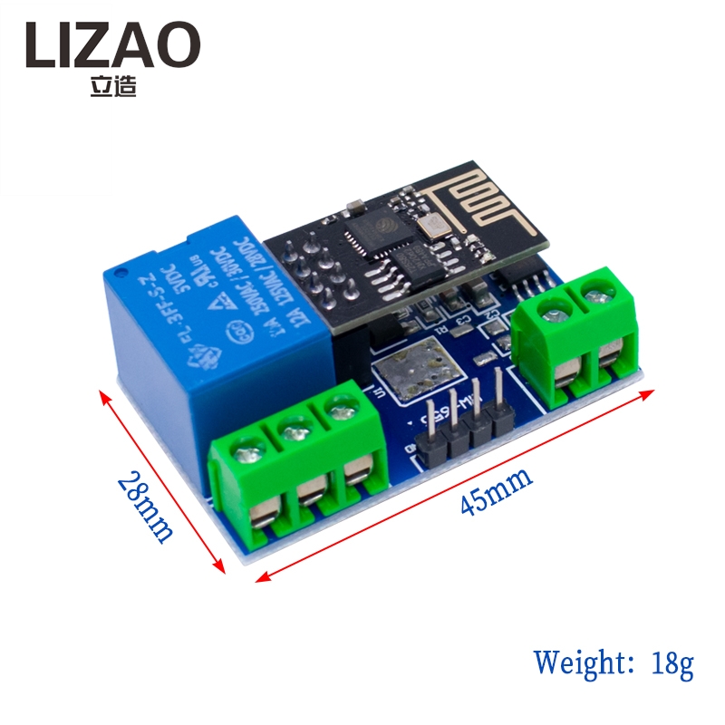 LIZAO ESP8266 5V WiFi IoT リレーモ - Esp8266 Relay Module のレビューと価格