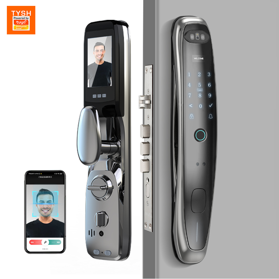Tuya WiFiカメラ スマートロック 3D顔認証 デジタ - Smart Door Lock Wifi のレビューと価格