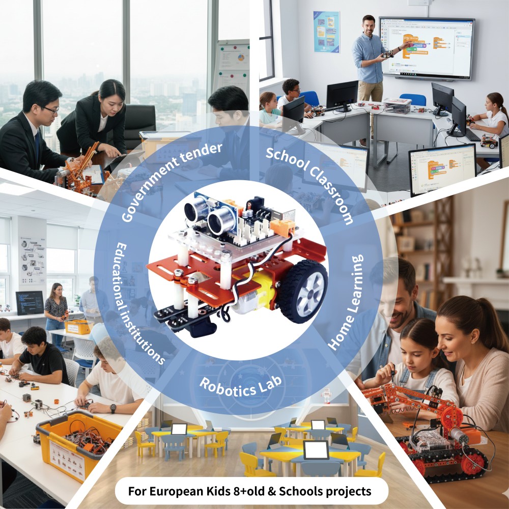 WEEEMAKE シニアロボティクスキット マーズローバー教 - Stem Robotics Kit のレビューと価格