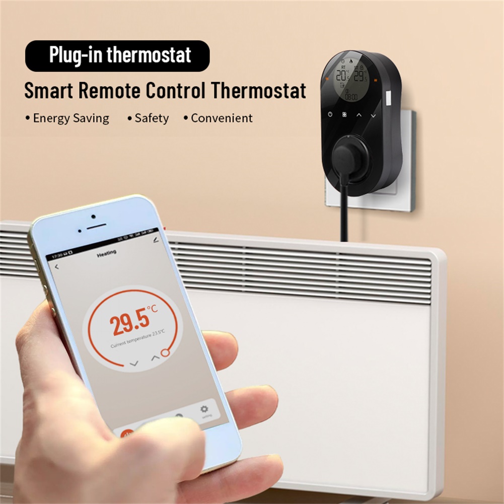 新しいデュアルセンサーサーモスタット WIFI スマート A - Wifi Thermostat のレビューと価格